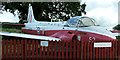 SO0258 : Hunting Jet Provost T3 at Quackers, Newbridge-on-Wye by Peter Evans