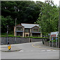 A4049 direction sign, New Tredegar