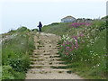 Coast path, West Cliff, West Bay