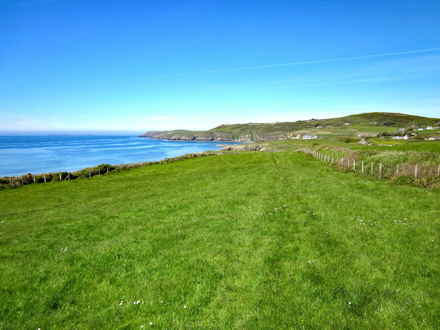 The Anglesey Coastal Path approaching Porth Grugmor