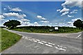 Gressenhall: The junction of Stoney Lane and Bilney Road