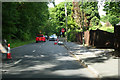 Road works on Old Bisley Road