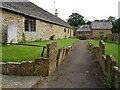 Path in Whichford churchyard