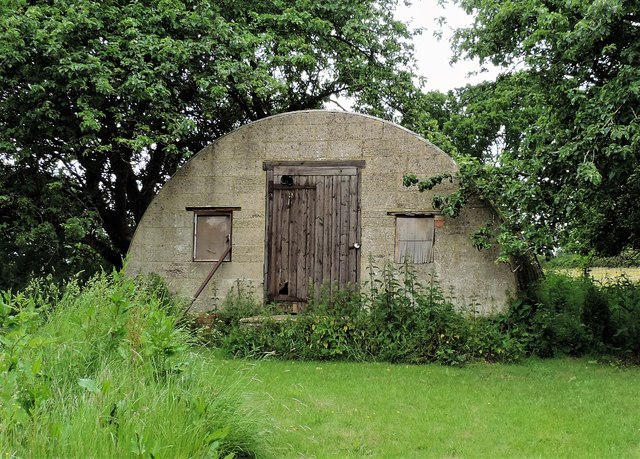 Nissen Hut at Springwood Farm, Ellenwhorne Lane