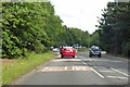 Roundabout on A3095 Rackstraw Road