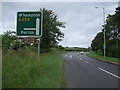 Bend in the Bridgnorth Road (A454) towards Wolverhampton