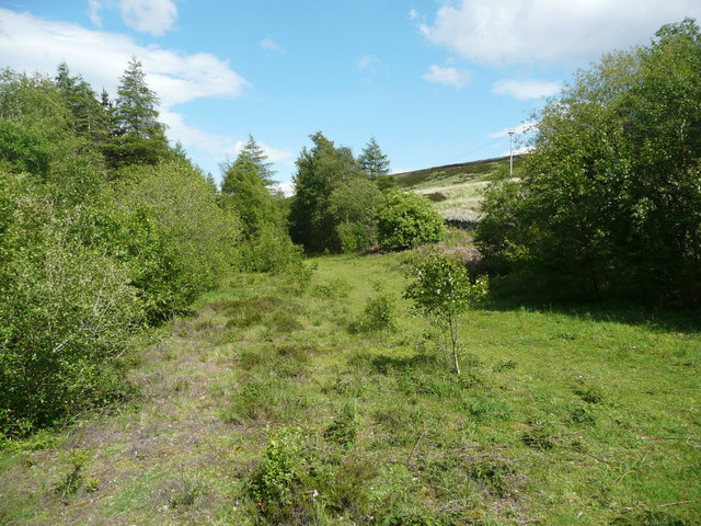 The former railway track alongside the Trans-Pennine Trail