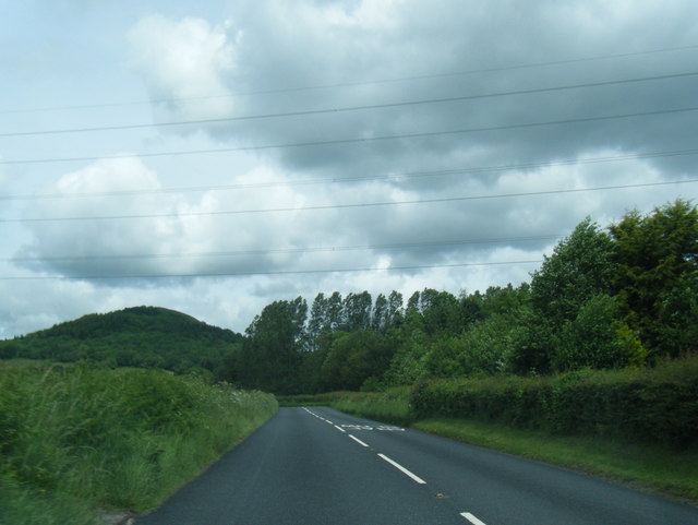 B4521 Old Ross Road heading east