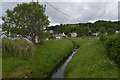 View upstream from bridge at bottom of Pengarrock Hill