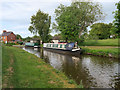 Narrowboats Moored at Hampton Bank