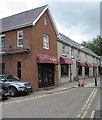 Awnings on a Lampeter side street