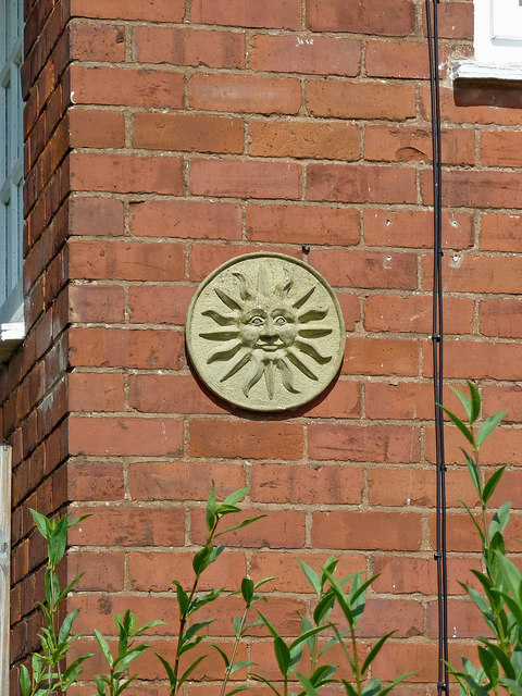 Plaque on house by Knowle Bottom Lock near Solihull
