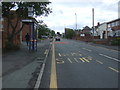 Bus stop and shelter on Long Lane, Halesowen