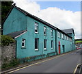 SN5748 : Long green building, Bryn Road, Lampeter by Jaggery