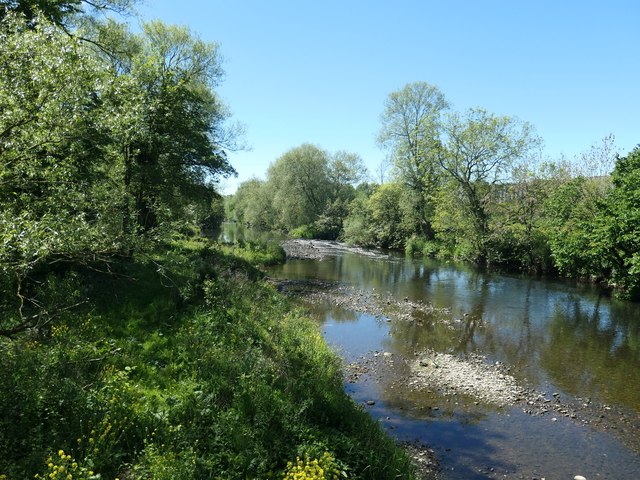 The River Aire, from Buck Lane footbridge [1]