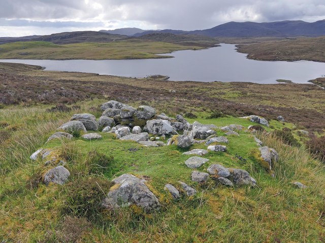 Shieling hut footings, Airigh Mhula, Isle of Lewis