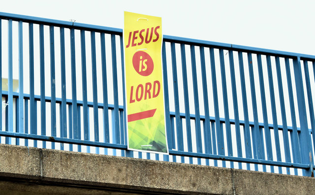 Religious message, Sydenham, Belfast (June 2019)