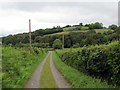 SN6260 : Heol fynediad y Glyn / Glyn access road by Alan Richards