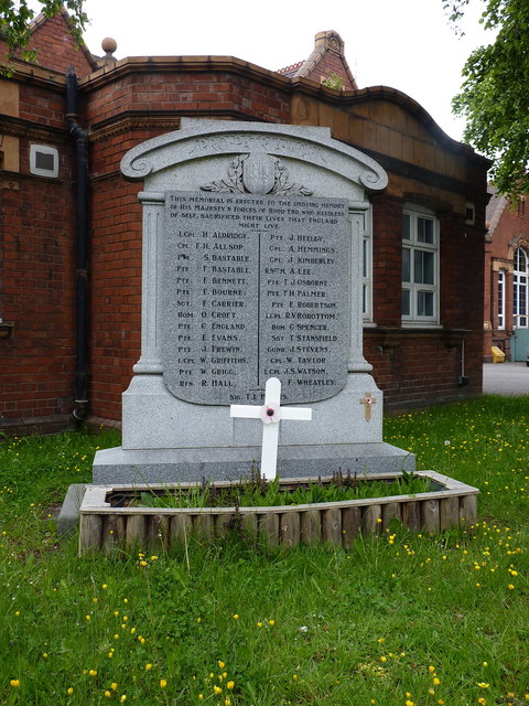 Rood End War Memorial