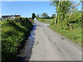 Approaching unnamed junction on the Old Road, Tullyvallan TD