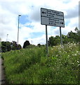 New Tredegar and Blackwood directions sign, Aberbargoed