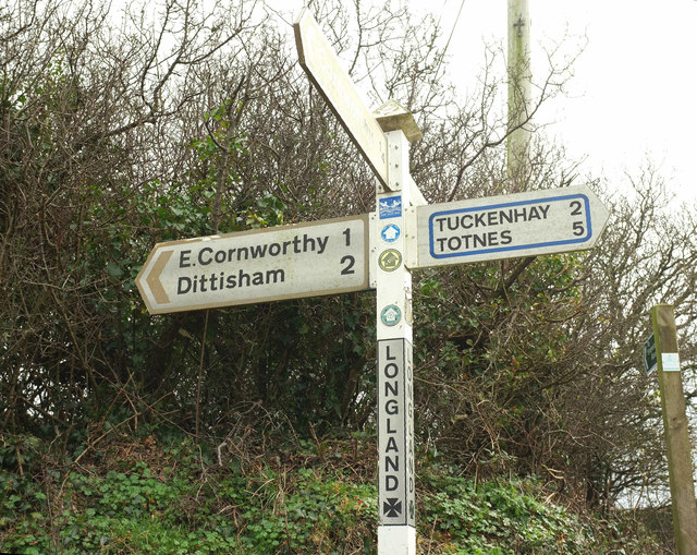 Signpost, Longland Cross