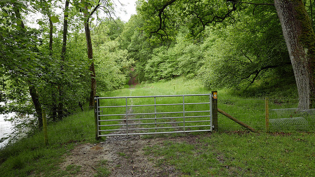 Gate on the Wye Valley Walk