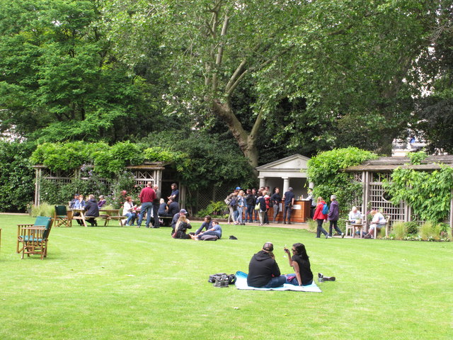 Belgrave Square garden, Open Garden... © David Hawgood :: Geograph Britain  and Ireland