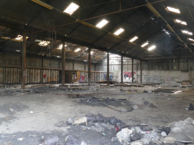 Inside the disused Dudfleet Mill
