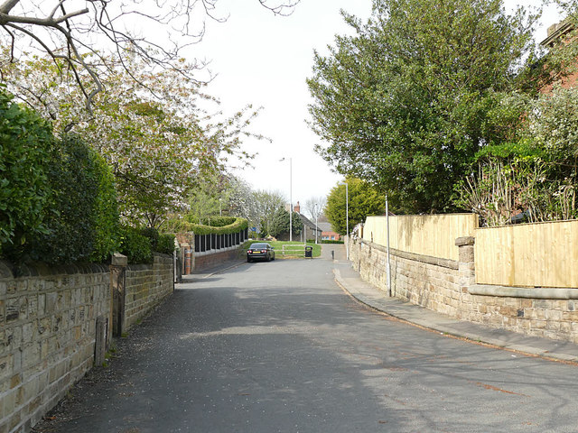 The dead end of Daw Lane, Horbury