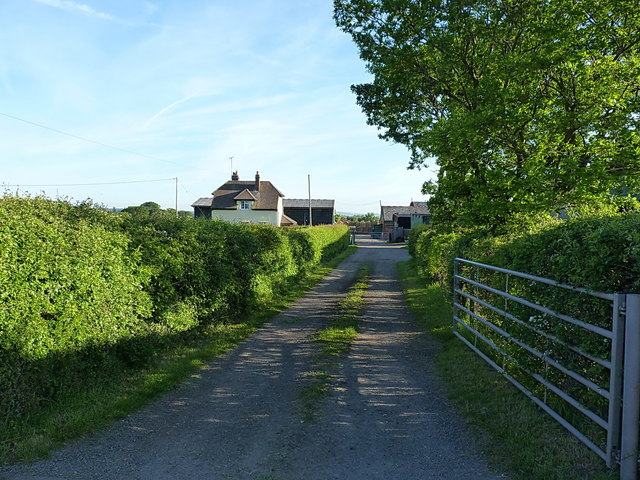 Track to The Meadows farm