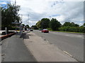 Bus stop and shelter on Chester Road (A5032)