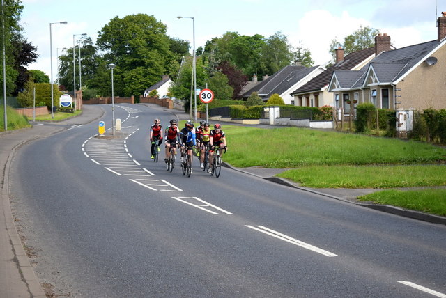 Cyclists, Campsie, Omagh