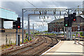 Railway line at Wolverhampton Station