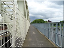 SJ3169 : National Cycle Route 5 on Hawarden Bridge  by JThomas