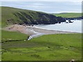 Pasture leading down to Sand Wick