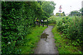 Path leading to Leeds & Liverpool Canal