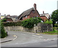 Thatched roof cottages, Woodroffe Meadow, Lyme Regis