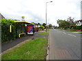 Bus stop and shelter on Barnston Road, Thingwall