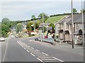 The A25 descending to the centre of the village of Belleek, Co Armagh