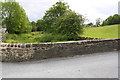 SE parapet of bridge over Skirse Gill Beck, Fleets Lane