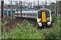 Great Northern service approaching Hornsey