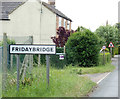 TF4605 : Fridaybridge Village Name sign by Geographer