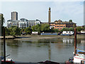 View across river to Brentford