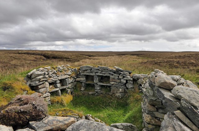Shieling hut, Gearraidh Euscleit, Isle of Lewis