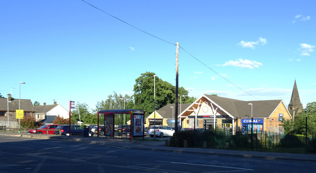 Shops on Leeds Road (A62)