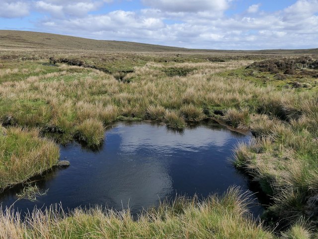 Pool on a tributary of the Abhainn Ghabhsainn bho Dheas, Isle of Lewis