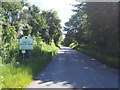 Road to Gt.Hockham with sign