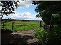 A field gate and farmland