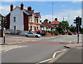 Chepstow Road pelican crossing near crossroads, Newport